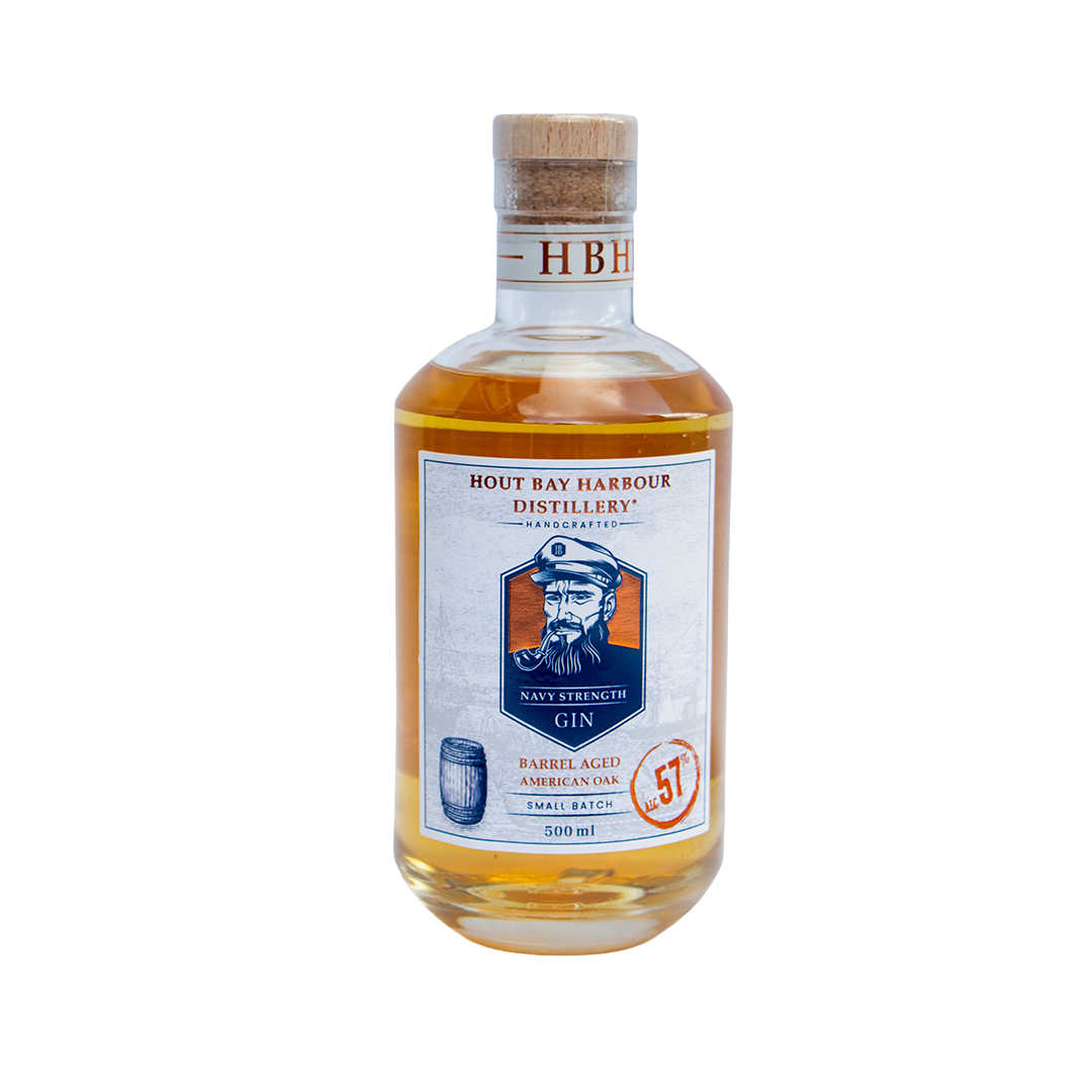 Barrel aged 1080 American Oak-Aged Navy Strength Gin (500ml) - Image 1
